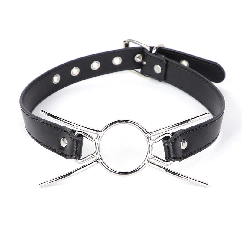 BDSMaster Bâillon Spidok Noir-argenté